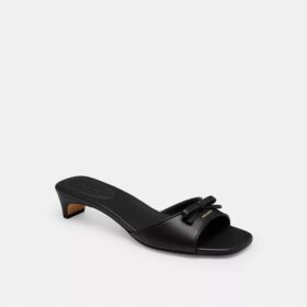 Bow Kitten Heel Sandal