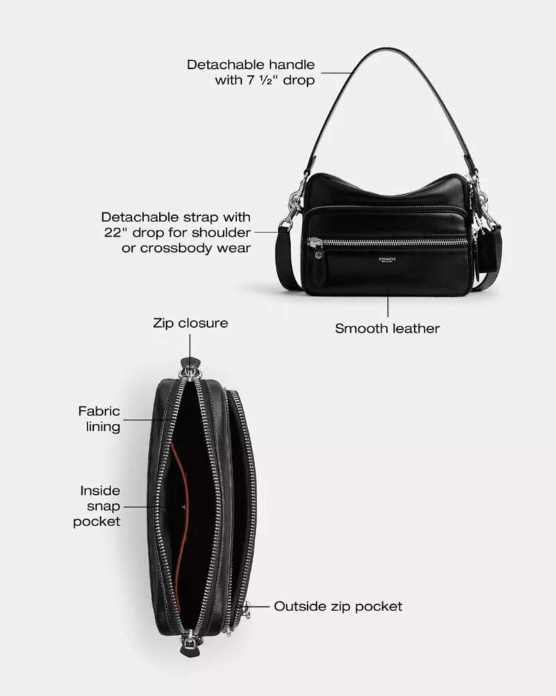 Dakota Crossbody Bag in Loved Leather